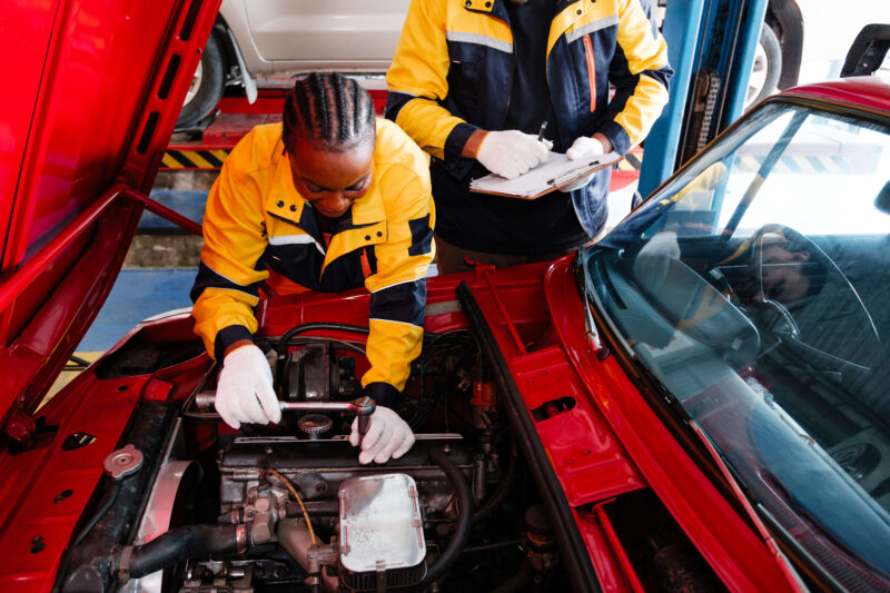 Checking belts and hoses