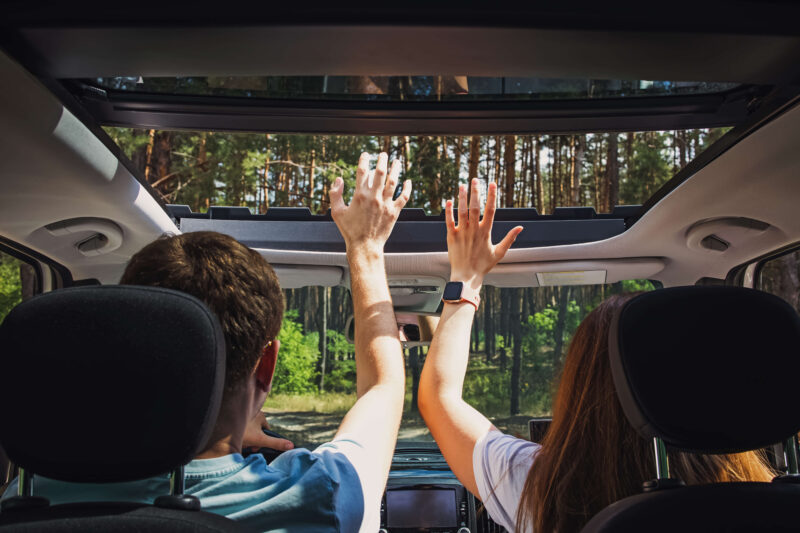 Automated sunroof