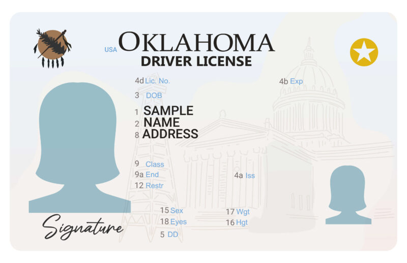 An example of a REAL ID