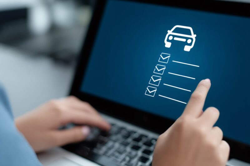 Checklist for buying and registering a car