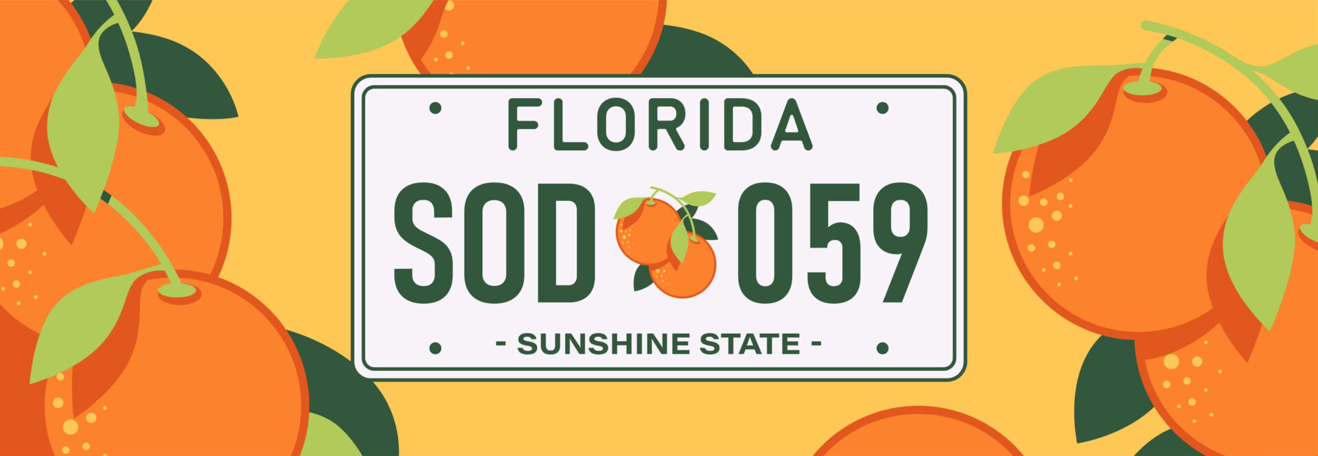 Florida license plate
