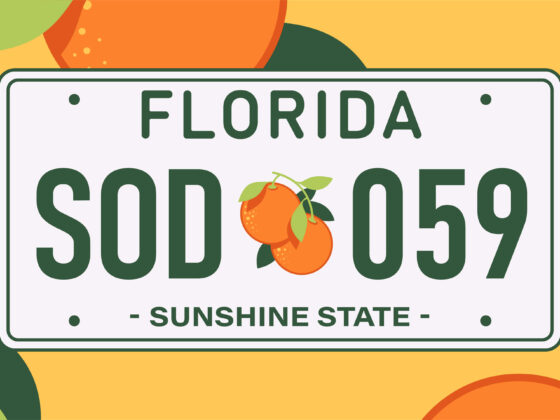Florida license plate