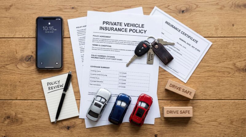 Vehicle insurance documents