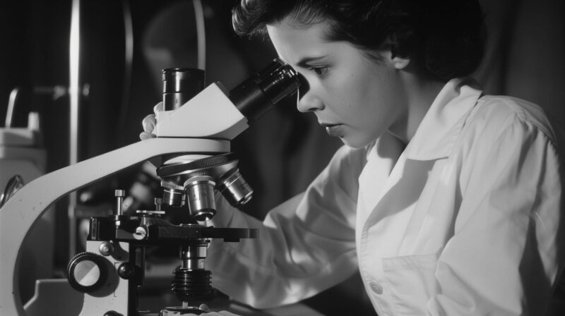 Woman scientist