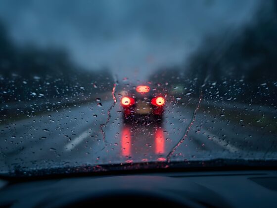 Driving in the rain
