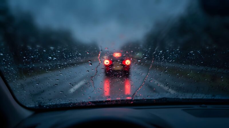 Driving in the rain