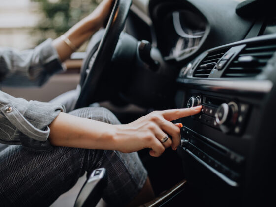 Turning on car AC