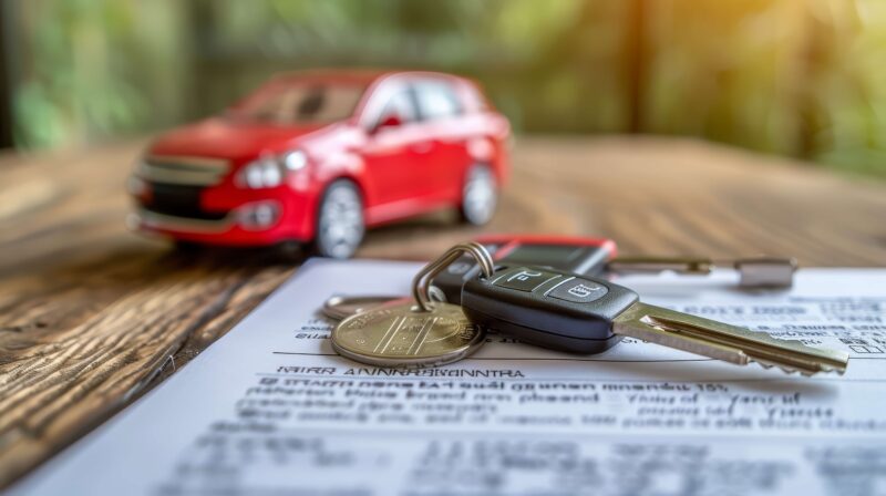 Vehicle title and keys
