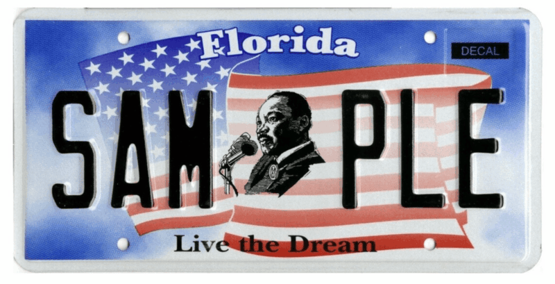 Live the Dream Florida Specialty Plate