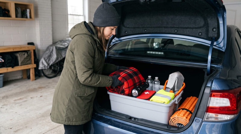 Keep an emergency kit in your car