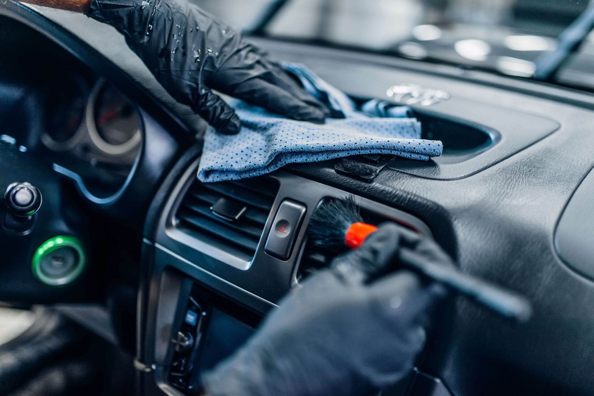 Interior car detailing