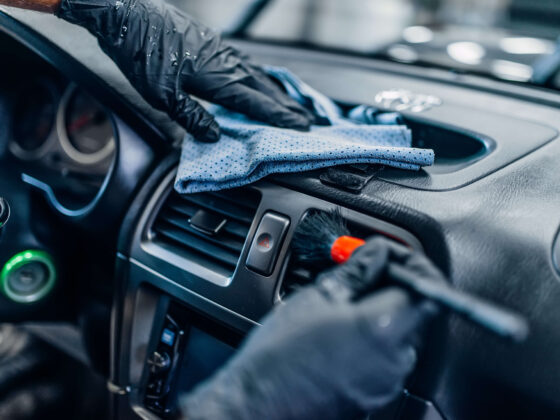 Interior car detailing