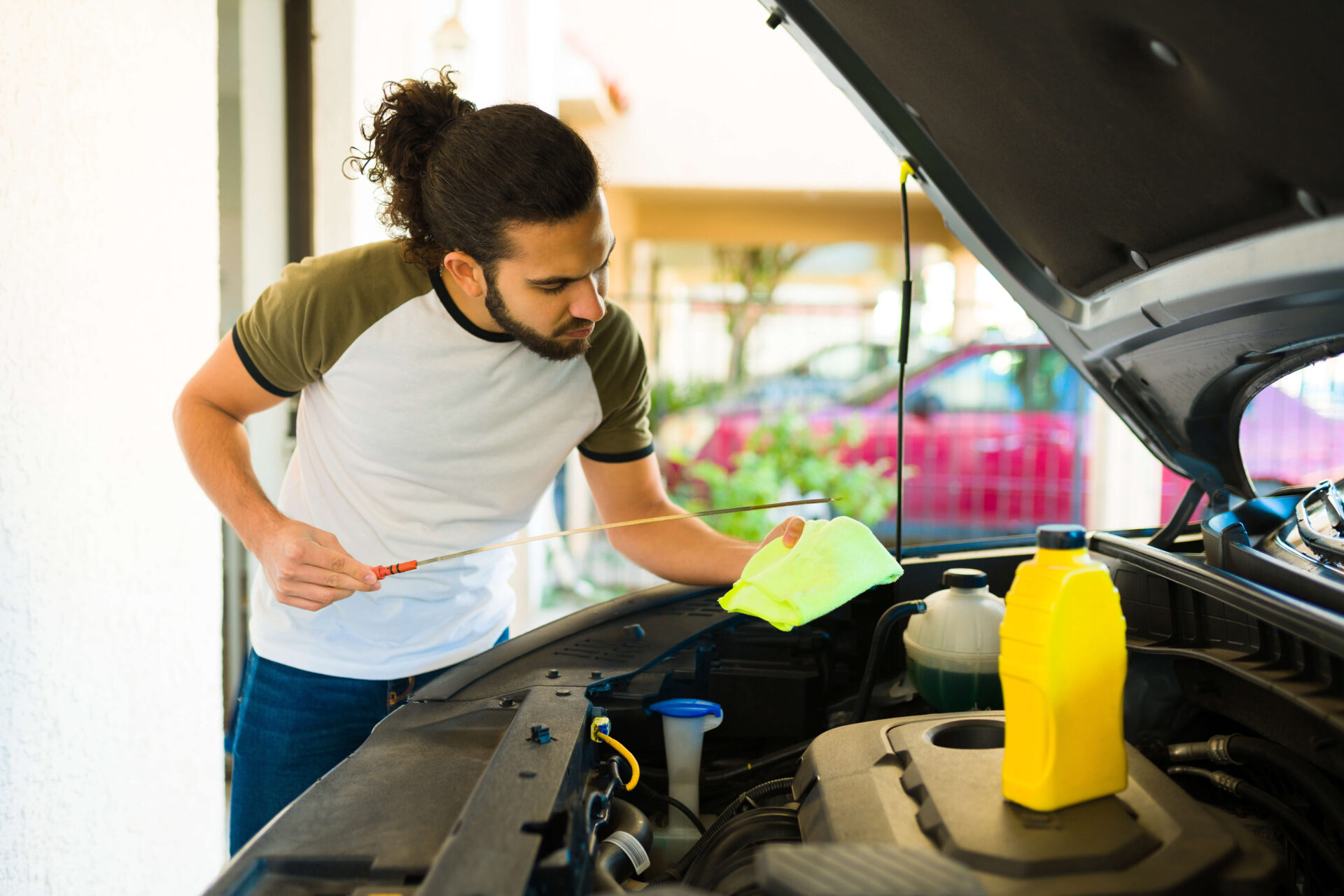 DIY oil check and change